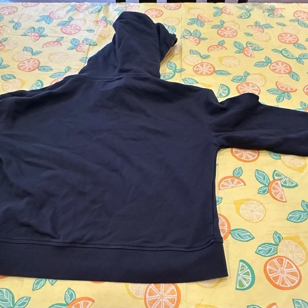 Champion Navy Blue Boys Hooded Jersey W/Kanga Pocket Size: L (Boy)